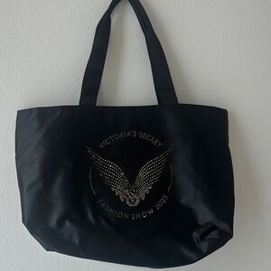 Victoria's Secret Black and Gold Fashion Show Tote